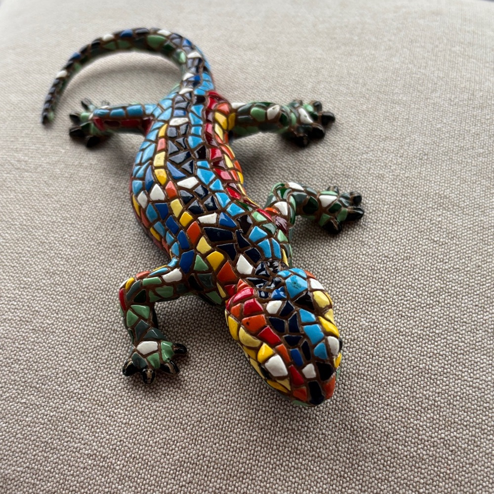 Colorful Mosaic Gecko/Salamander Reptile Decor - Picture 3 of 6
